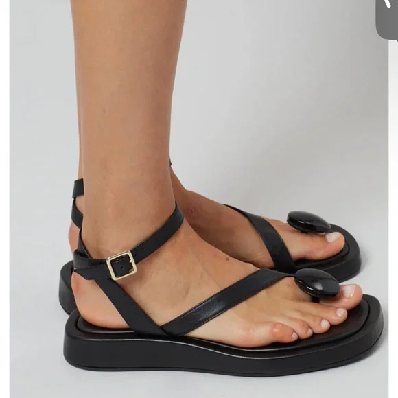 GIA X ROSIE flat wrap sandal size 8 - Picture 5 of 11